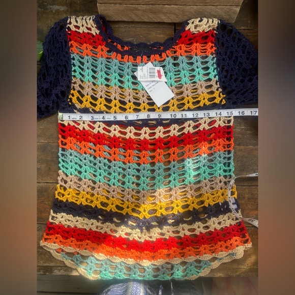 217-You Are Bella-eautiful ❤️ Anna Bella Multi Colour Blouse - Picture 4 of 6